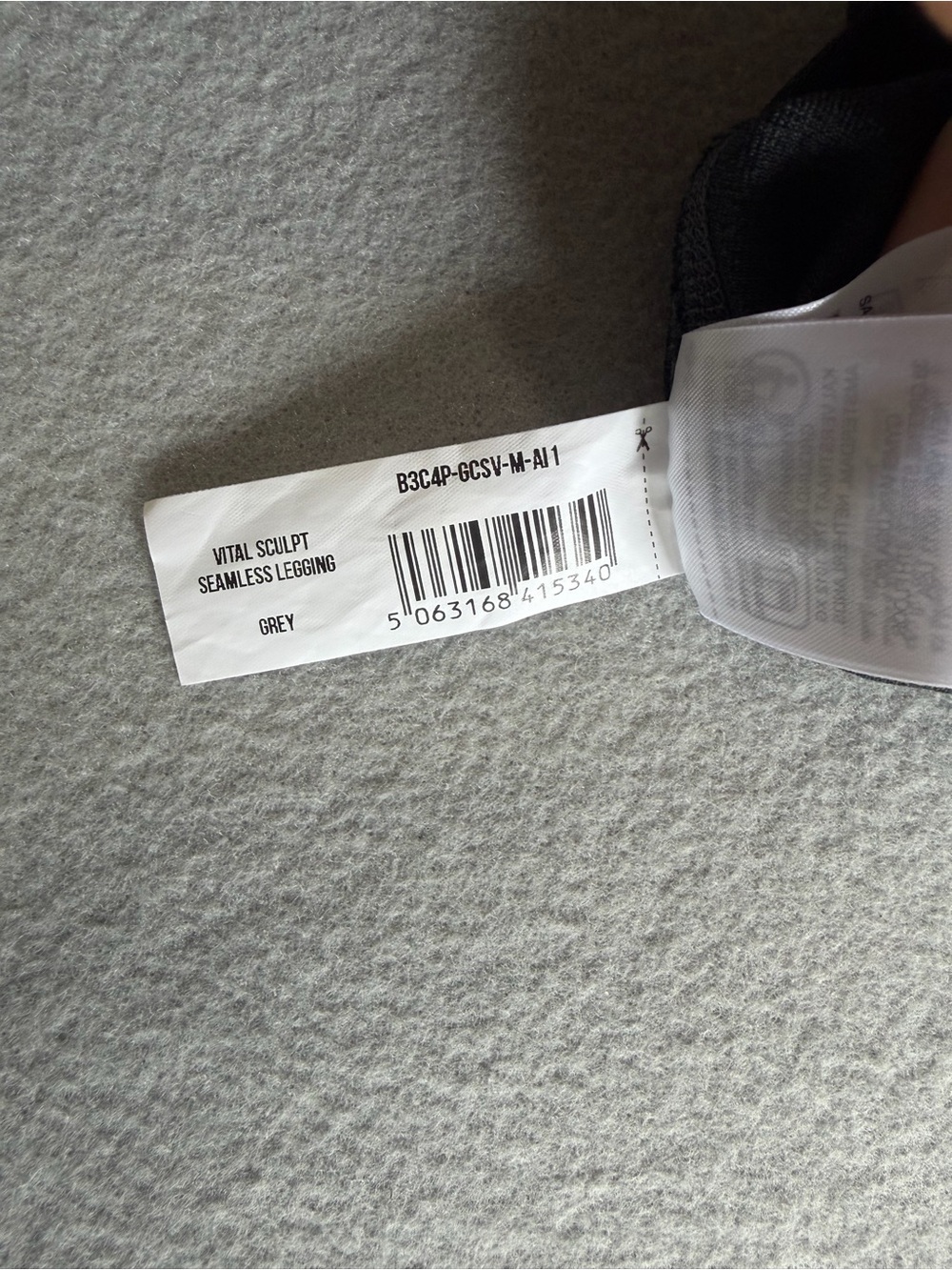 Gymshark Vital Sculpt Seamless High-Waisted Leggings Medium Women’s Gray - Picture 3 of 13